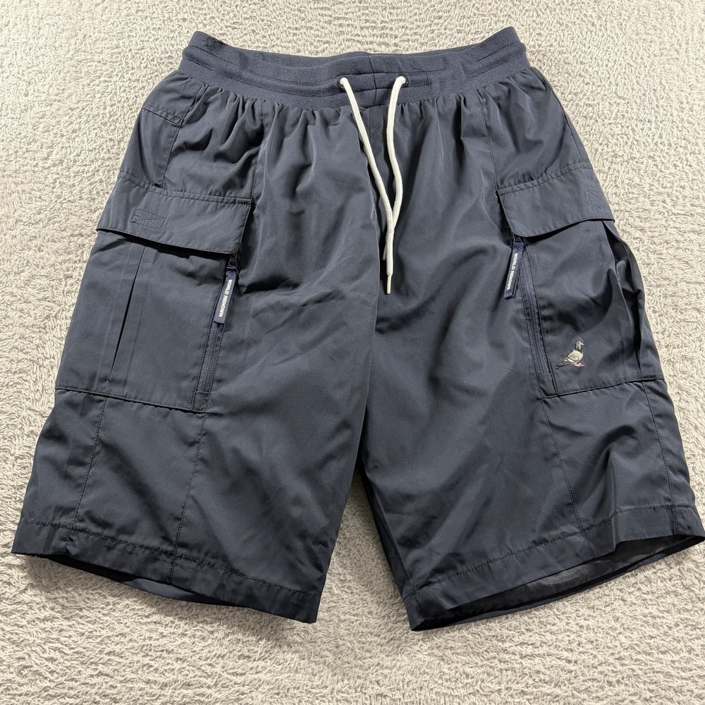 Jeff Staple Piegon Tech Cargo Shorts Mens Large Navy Blue Streetwear
